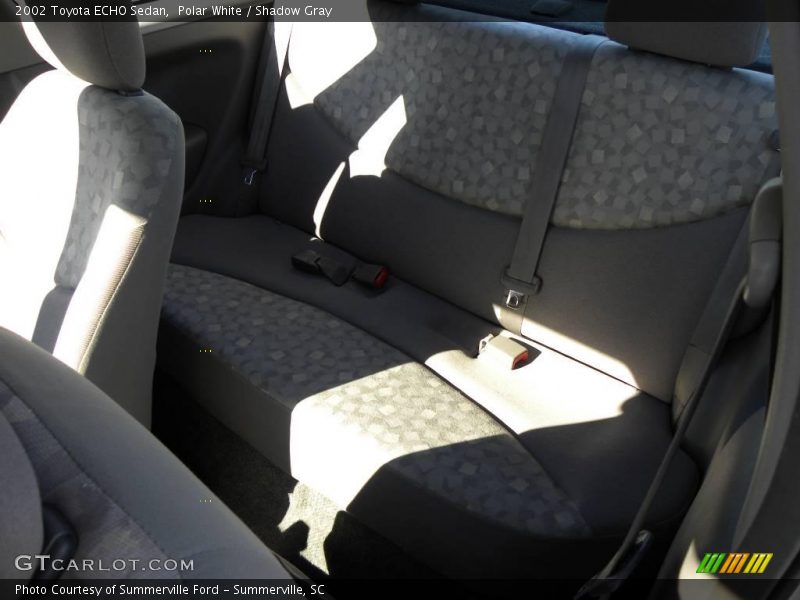 Polar White / Shadow Gray 2002 Toyota ECHO Sedan