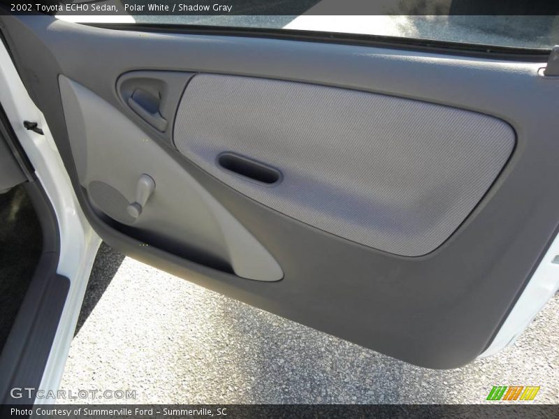 Polar White / Shadow Gray 2002 Toyota ECHO Sedan