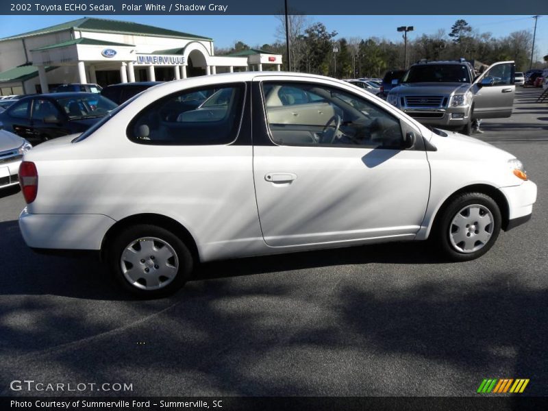 Polar White / Shadow Gray 2002 Toyota ECHO Sedan