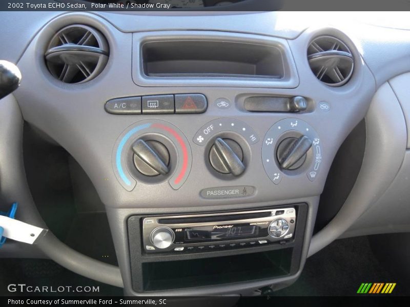 Polar White / Shadow Gray 2002 Toyota ECHO Sedan