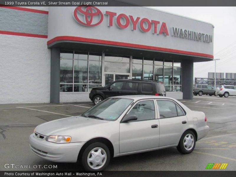 Silver Stream Opal / Light Charcoal 1999 Toyota Corolla VE