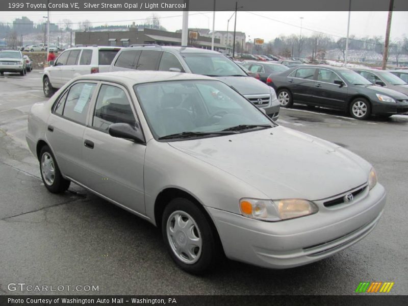 Silver Stream Opal / Light Charcoal 1999 Toyota Corolla VE