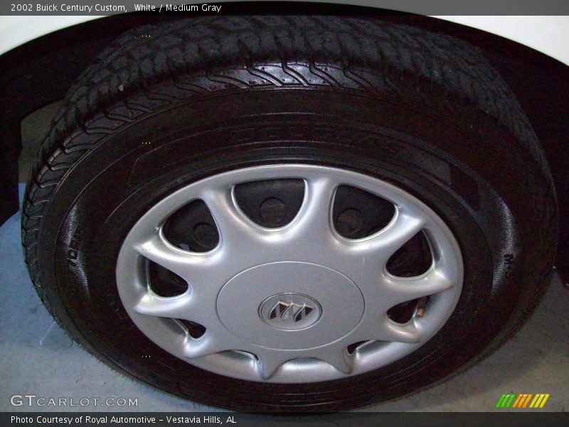 White / Medium Gray 2002 Buick Century Custom