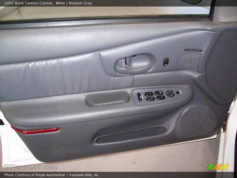 White / Medium Gray 2002 Buick Century Custom