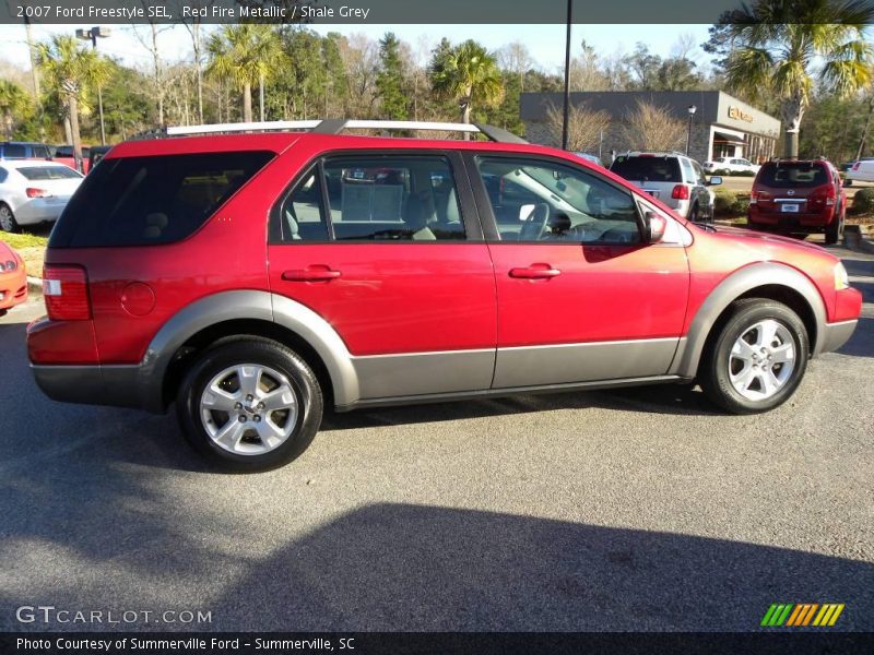 Red Fire Metallic / Shale Grey 2007 Ford Freestyle SEL