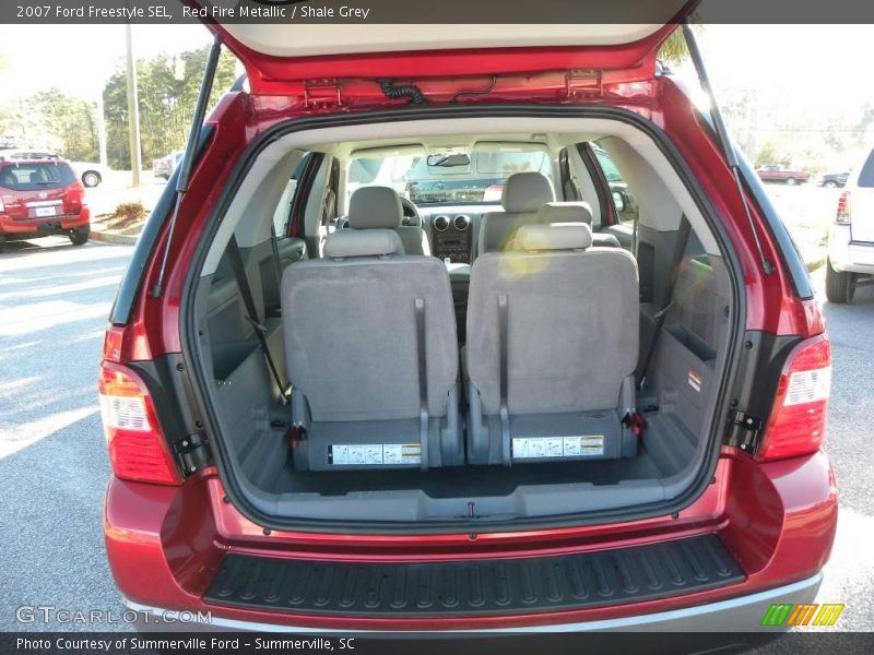 Red Fire Metallic / Shale Grey 2007 Ford Freestyle SEL