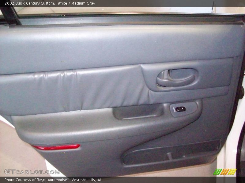 White / Medium Gray 2002 Buick Century Custom