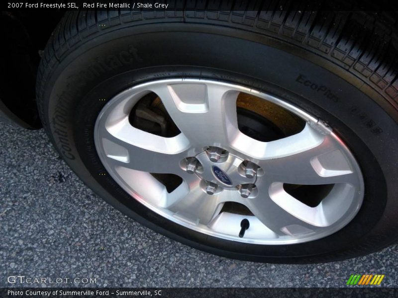 Red Fire Metallic / Shale Grey 2007 Ford Freestyle SEL