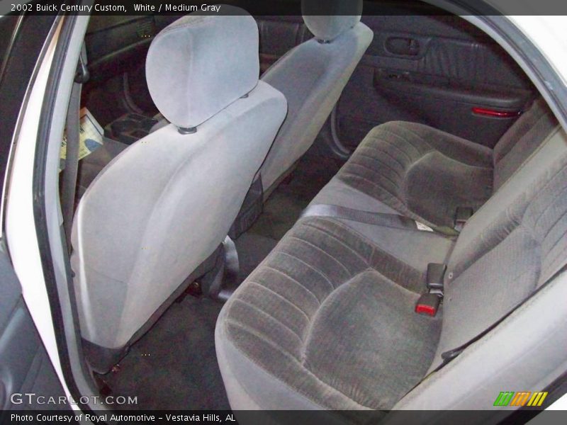 White / Medium Gray 2002 Buick Century Custom