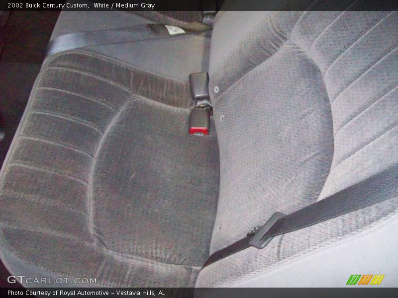 White / Medium Gray 2002 Buick Century Custom