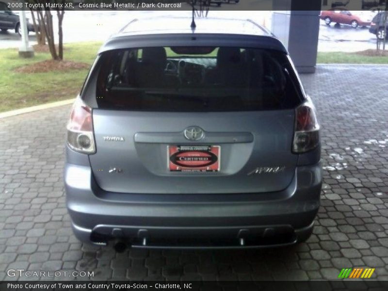 Cosmic Blue Metallic / Dark Charcoal 2008 Toyota Matrix XR