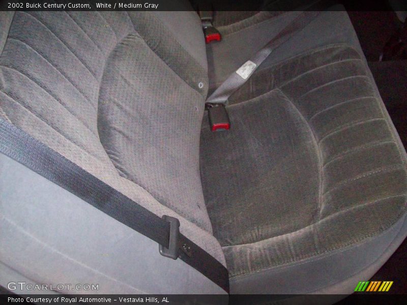 White / Medium Gray 2002 Buick Century Custom