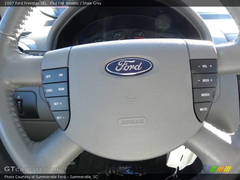 Red Fire Metallic / Shale Grey 2007 Ford Freestyle SEL