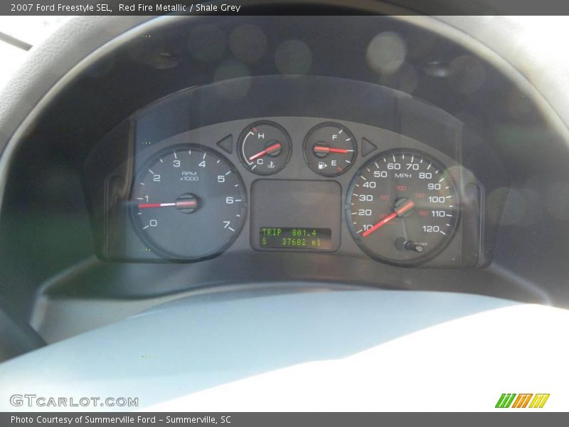 Red Fire Metallic / Shale Grey 2007 Ford Freestyle SEL