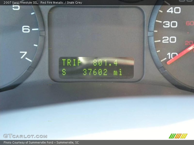 Red Fire Metallic / Shale Grey 2007 Ford Freestyle SEL