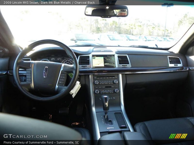 Dark Ink Blue Metallic / Charcoal Black 2009 Lincoln MKS Sedan
