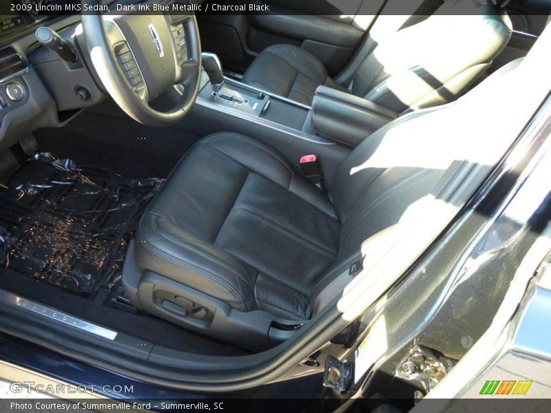 Dark Ink Blue Metallic / Charcoal Black 2009 Lincoln MKS Sedan