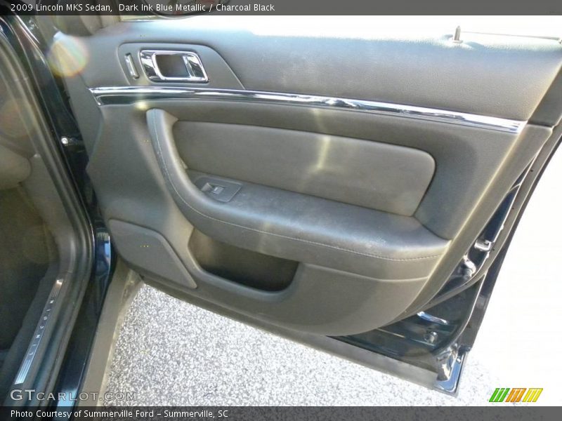 Dark Ink Blue Metallic / Charcoal Black 2009 Lincoln MKS Sedan