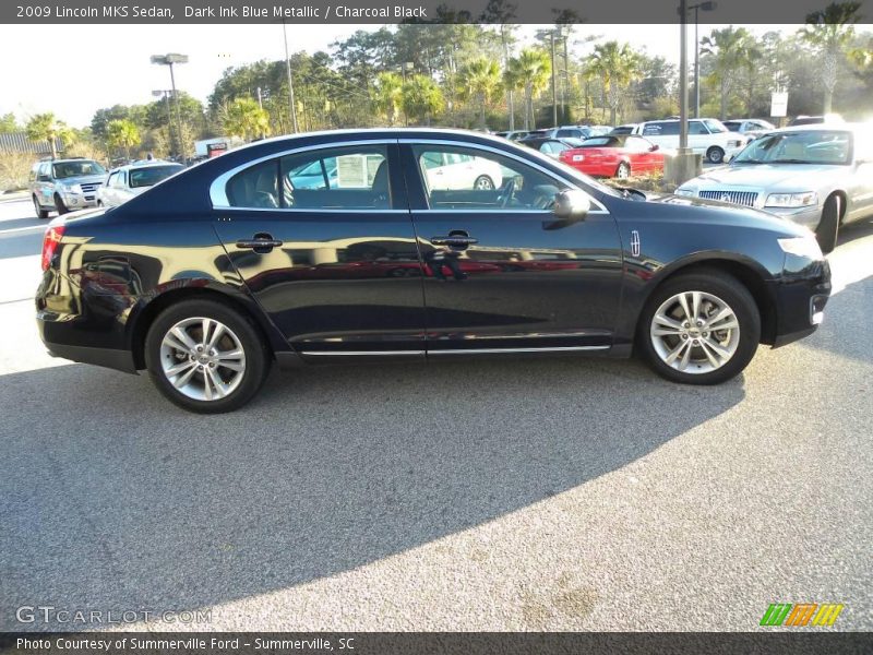 Dark Ink Blue Metallic / Charcoal Black 2009 Lincoln MKS Sedan