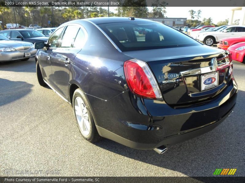 Dark Ink Blue Metallic / Charcoal Black 2009 Lincoln MKS Sedan