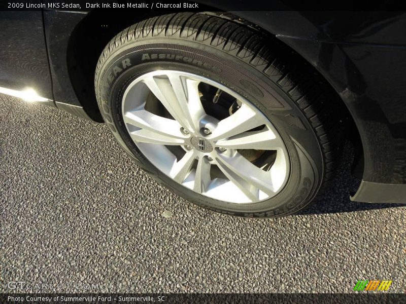 Dark Ink Blue Metallic / Charcoal Black 2009 Lincoln MKS Sedan