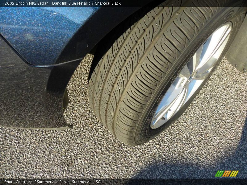 Dark Ink Blue Metallic / Charcoal Black 2009 Lincoln MKS Sedan