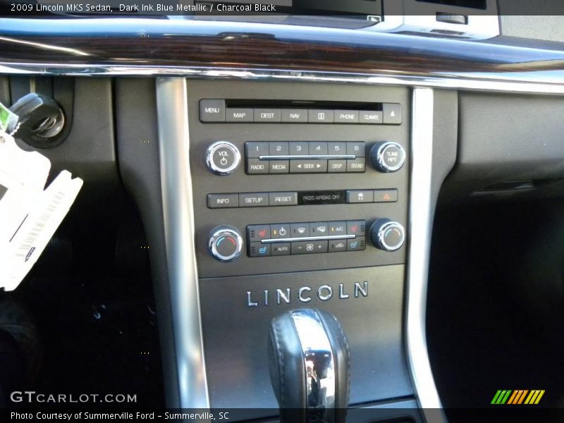 Dark Ink Blue Metallic / Charcoal Black 2009 Lincoln MKS Sedan