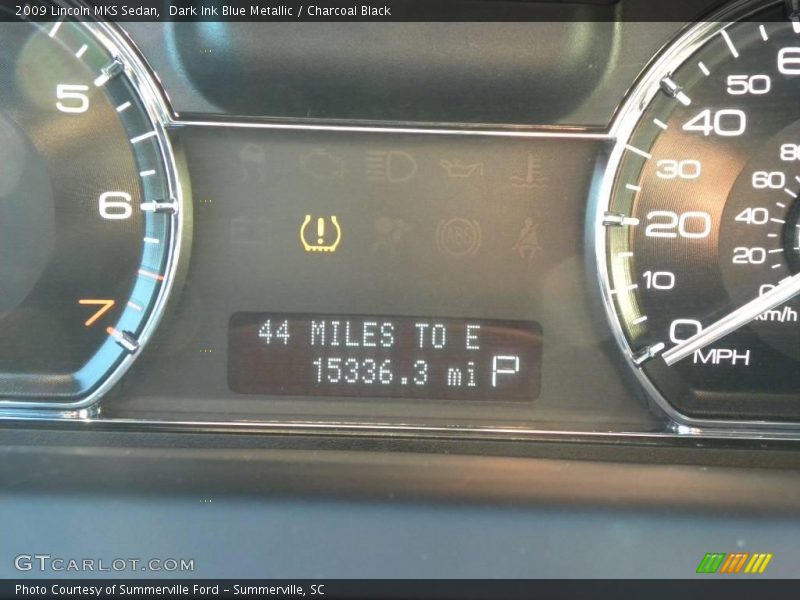 Dark Ink Blue Metallic / Charcoal Black 2009 Lincoln MKS Sedan