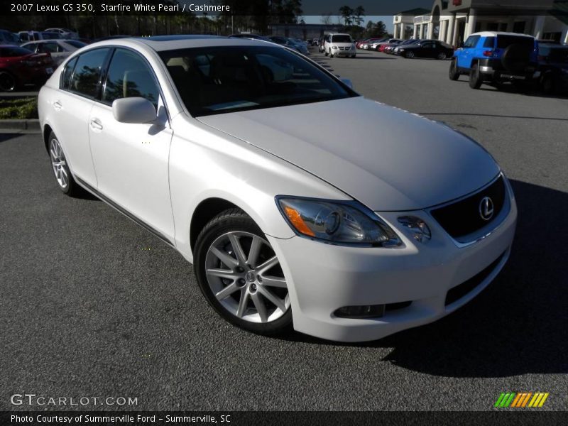 Starfire White Pearl / Cashmere 2007 Lexus GS 350