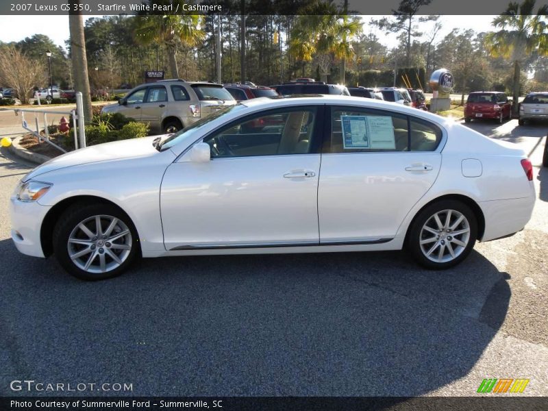 Starfire White Pearl / Cashmere 2007 Lexus GS 350