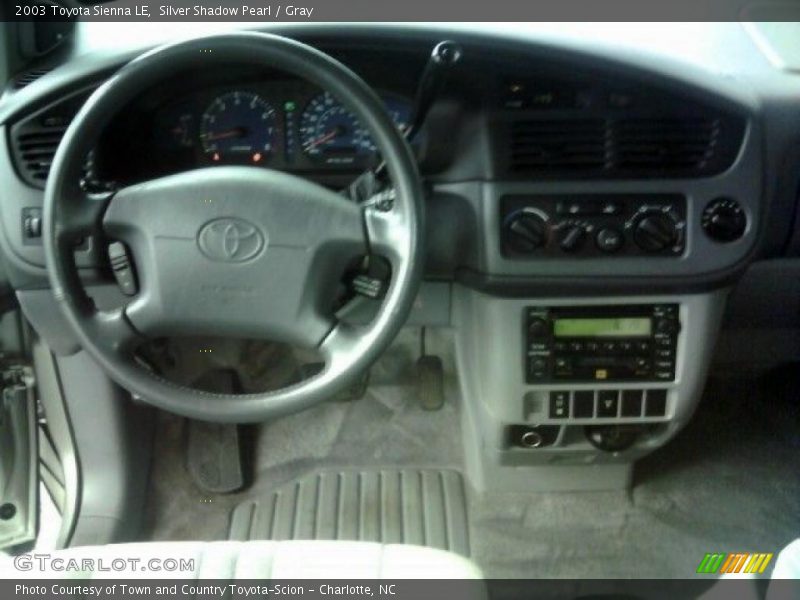 Silver Shadow Pearl / Gray 2003 Toyota Sienna LE