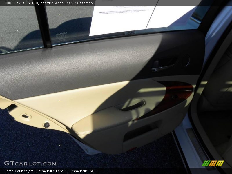 Starfire White Pearl / Cashmere 2007 Lexus GS 350