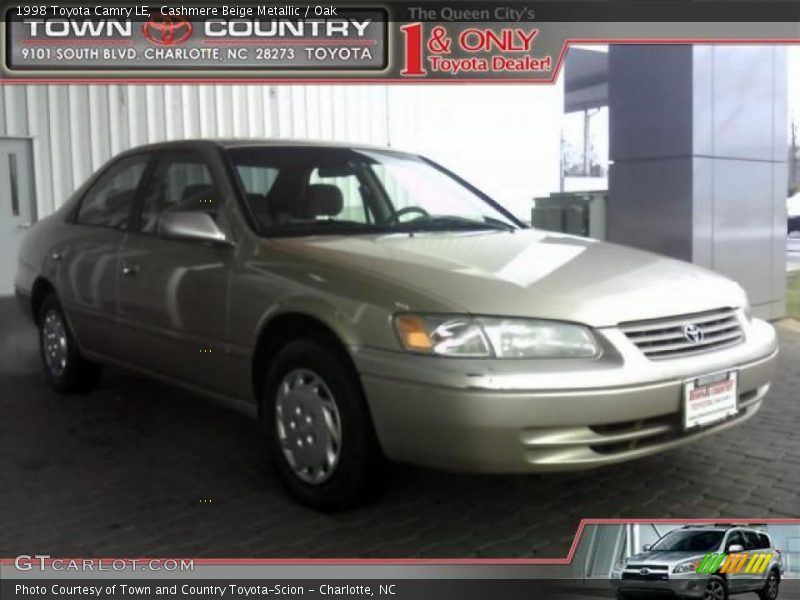 Cashmere Beige Metallic / Oak 1998 Toyota Camry LE
