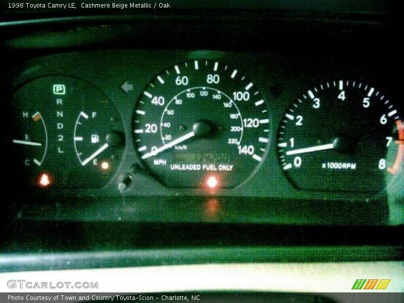 Cashmere Beige Metallic / Oak 1998 Toyota Camry LE