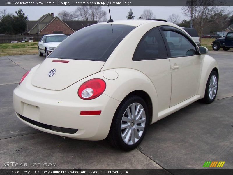 Harvest Moon Beige / Cream Beige 2008 Volkswagen New Beetle S Coupe