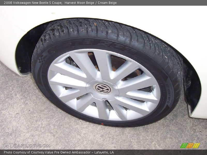 Harvest Moon Beige / Cream Beige 2008 Volkswagen New Beetle S Coupe