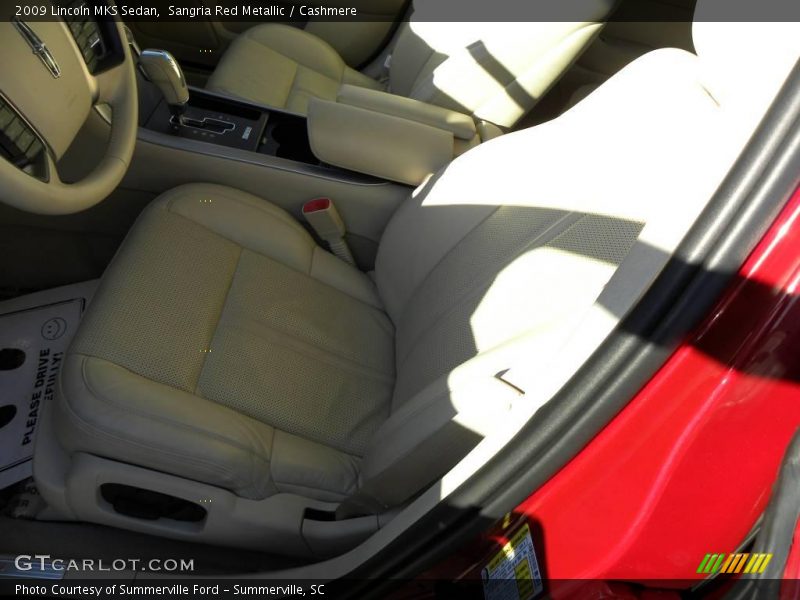 Sangria Red Metallic / Cashmere 2009 Lincoln MKS Sedan