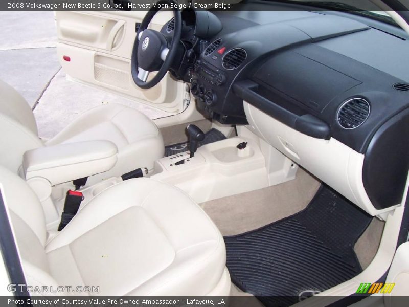 Harvest Moon Beige / Cream Beige 2008 Volkswagen New Beetle S Coupe