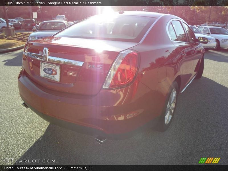 Sangria Red Metallic / Cashmere 2009 Lincoln MKS Sedan