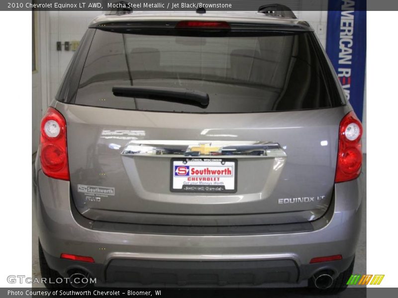 Mocha Steel Metallic / Jet Black/Brownstone 2010 Chevrolet Equinox LT AWD