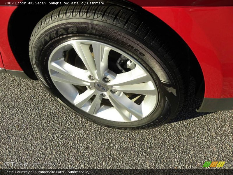 Sangria Red Metallic / Cashmere 2009 Lincoln MKS Sedan