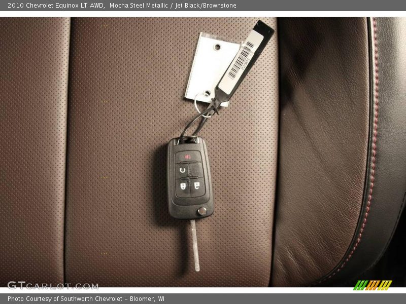 Mocha Steel Metallic / Jet Black/Brownstone 2010 Chevrolet Equinox LT AWD