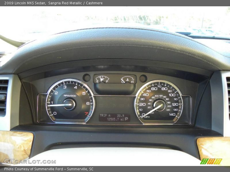 Sangria Red Metallic / Cashmere 2009 Lincoln MKS Sedan