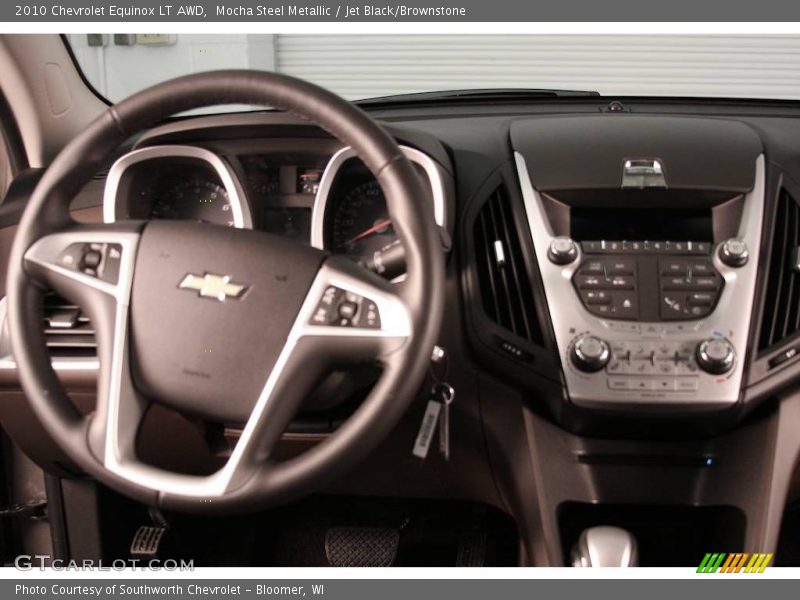 Mocha Steel Metallic / Jet Black/Brownstone 2010 Chevrolet Equinox LT AWD