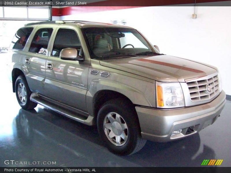 Silver Sand / Shale 2002 Cadillac Escalade AWD