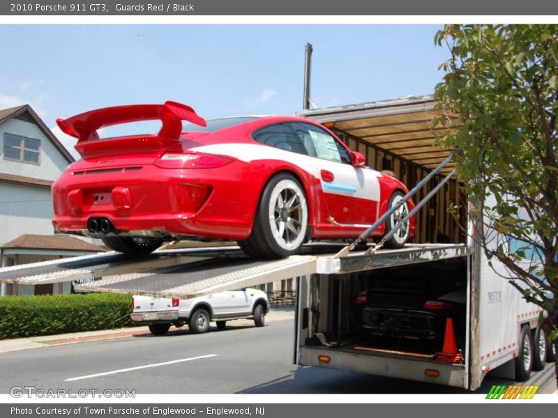 Guards Red / Black 2010 Porsche 911 GT3