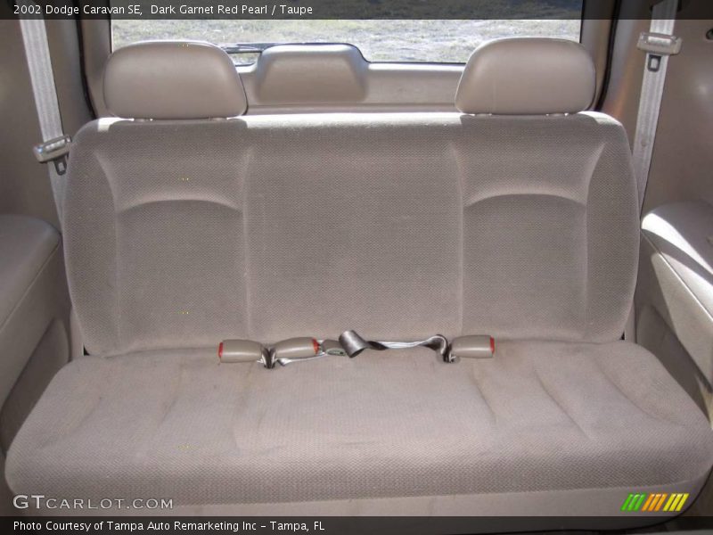 Dark Garnet Red Pearl / Taupe 2002 Dodge Caravan SE