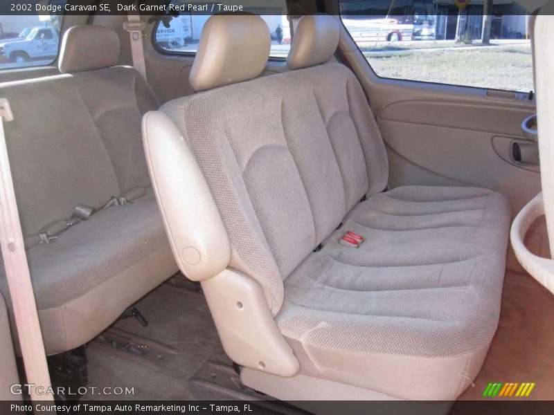 Dark Garnet Red Pearl / Taupe 2002 Dodge Caravan SE