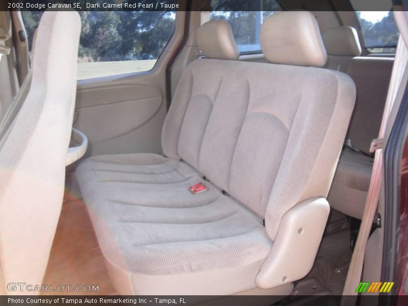 Dark Garnet Red Pearl / Taupe 2002 Dodge Caravan SE