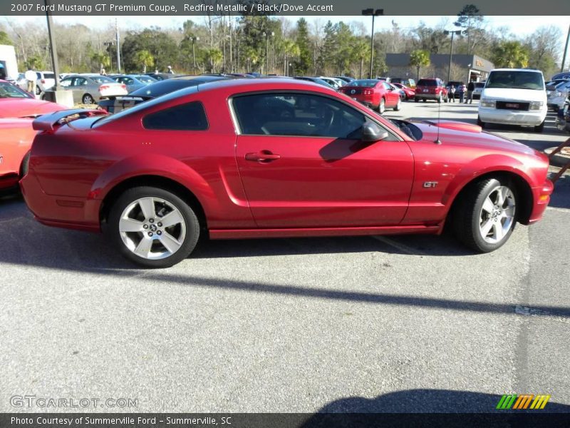 Redfire Metallic / Black/Dove Accent 2007 Ford Mustang GT Premium Coupe